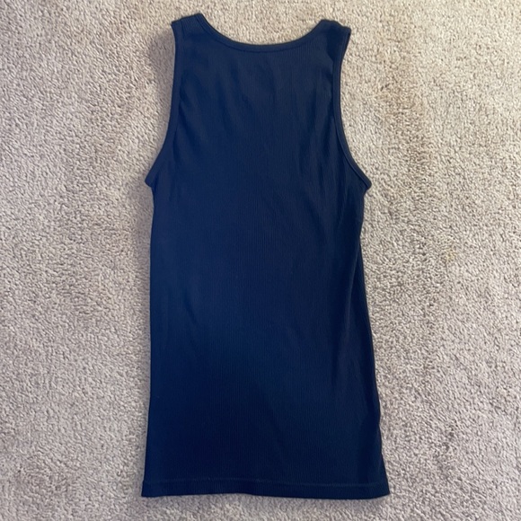 Polo Ralph Lauren black ribbed tank top size medium - Picture 2 of 5
